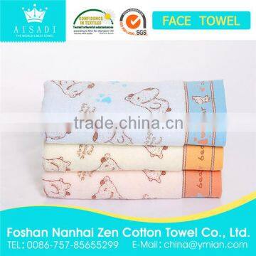 thin cotton cute cartoon characters printed bear handkerchief baby towel