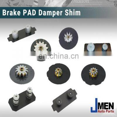 Jmen 96435109602 Brake Pad Damper for PORSCHE 944 964 968 89-95 Rear Caliper 44MM Anti Vibration Shim Damper