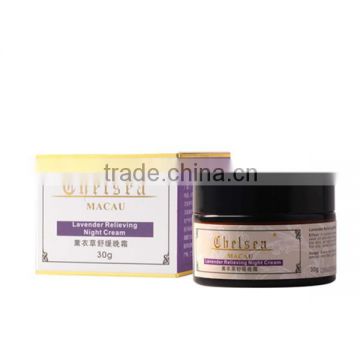 balance skin lavender relieving skin whitening night cream