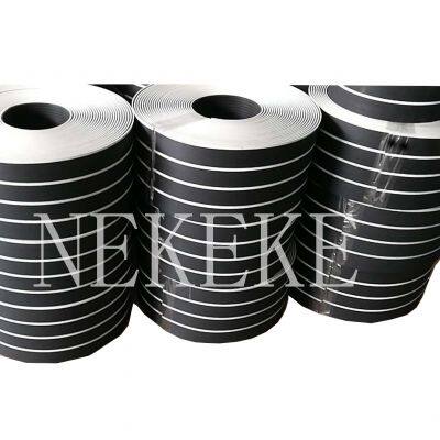 Black Color Length 2500cm Width 20cm Marine Pvc Boat Decking photo-3