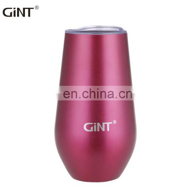 GiNT 470ML 16OZ Double SUS304 Insulated Round Shape Water Bottles Egg Tumbler for Home Office Drinking