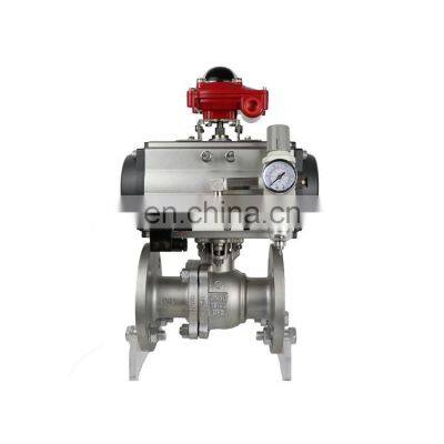 Tyco China Manufacturer Pneumatic Actuator Flange Ball Valve