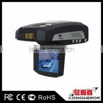 Conqueror GPS-1680H car blackbox GPS Speed camera locator with Radar detector plus Strelka module