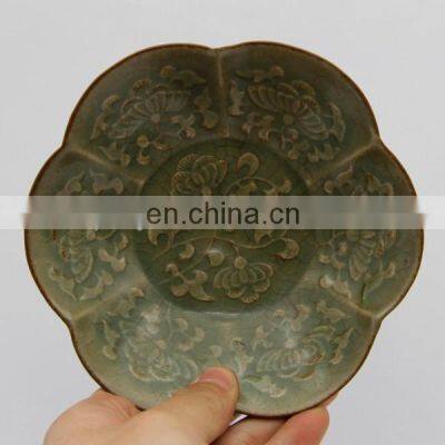 Antique Repro Song Dynasty LongQuan Kiln Porcelain Bowl Plate