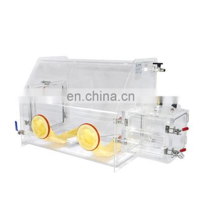 Laboratory Benchtop Transparent PMMA Acrylic & Plexiglass Vacuum Glove Box Isolator