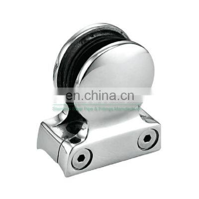 New Shell Shape Glass Railing Clamp Design Stainless Glass Balustrade Clip Glass Clamp photo-3