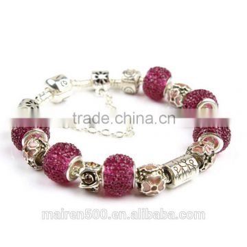 2015 New product charm bead resin bead european bracelet