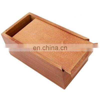 Portable Wooden Tissue Paper Holder Tissue Box