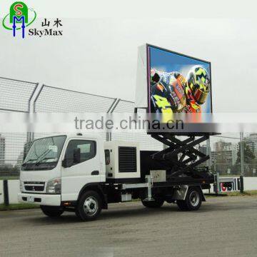 P10 Highway trailer full color outdoor truck with LED screen