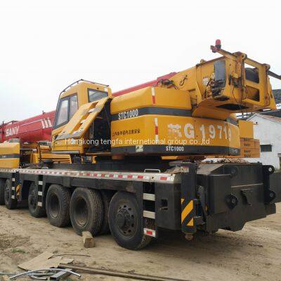 Used SANY STC1000C 100 Ton Truck hydraulic mobile Crane