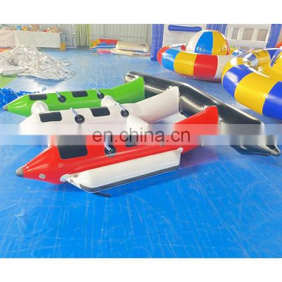 Wholesale flying fish towable sport game banana boat usada 10 persons inflatable