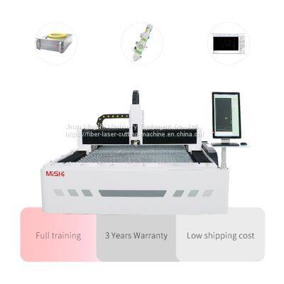 China economical 1000w fiber laser cutting machine for metal sheet