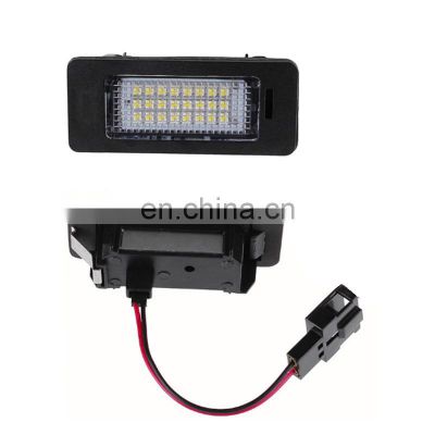 Car Styling LED License Plate Light Lamp For  Audi A4 b8 A5 S5 Q5 TT RS For VW Passat 5D R36  Auto accesories