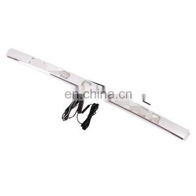 ABS Chrome Rear Trunk Lid Cover Trim With LED For Land Cruiser 2016+ photo-3