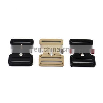 Custom Wholesale Belt Buckle Adjustable Tactical Clip Safety Buckle Metal Side Quick Release Buckle