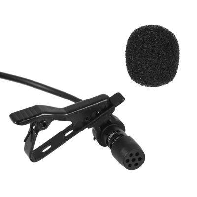 3.5mm Clip-on Microphone Lapel Lavalier Microphone Recording Mic for Phone PC photo-4