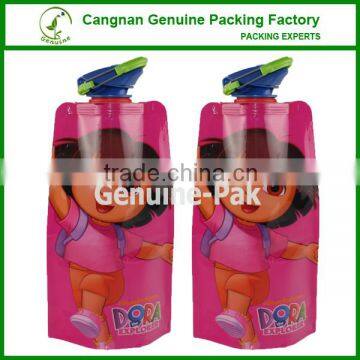 Dora foldable bottle cheap promotional water bottle with rubber band