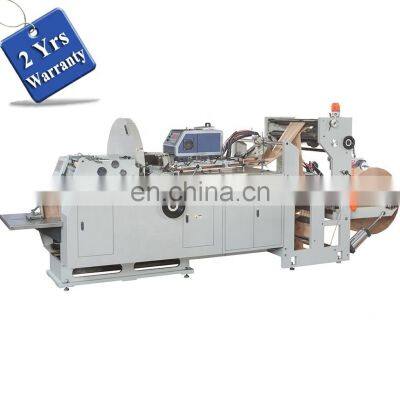 HD400B Automatic sos wax vomit paper Bag Making Machine with transparent cellophane film window