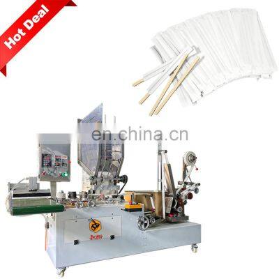 300 bags/min Automatic Wooden Plastic Coffee Stirrer Individual Packing Machine Wooden Coffee Stick Packing Packaging Machine