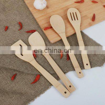 Hot Selling High Quality Biodegradable Kitchen Cooking Bamboo Spatulas Kitchen Utensil