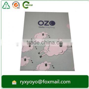 Transparent Glossy Polypropylene Plastic a4 Size L Shape Clear Folder Supplier's Choice photo-4