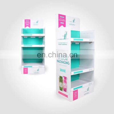 Manufacturer Floor Type Advertising High Quality Cardboard Display Racks Printed Paper Display Cabinet Stand Shelf Counter photo-5