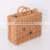 Mini Rattan Suitcase Storage Basket, Natural Kid briefcase Basket Cute Bear Suitcase Cheap Wholesale High Quality Vietnam