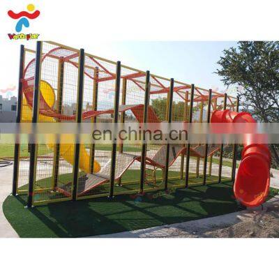 Large Cage Climbing Rope Net Playsets Children Amusement Park Outdoor Playground Equipment for Sports Park