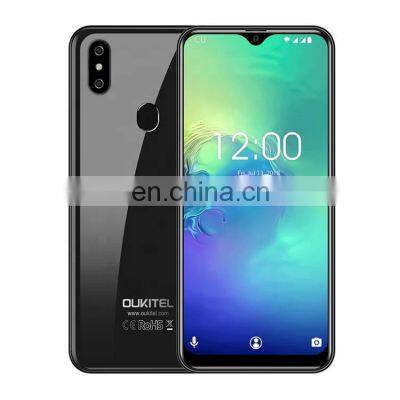 OUKITEL C15 Pro +3GB 32GB Android 9.0 Mobile Phone MT6761 Fingerprint Face ID 4G LTE Smartphone 2.4G/5G WiFi Water Drop Screen