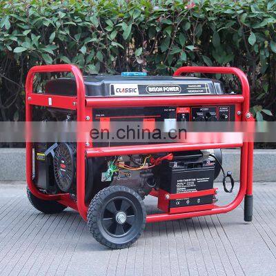 Bison China Power Generator Petrol 5Kw 13Hp Generator Set 5 Kva 5kw Electric Generator Price