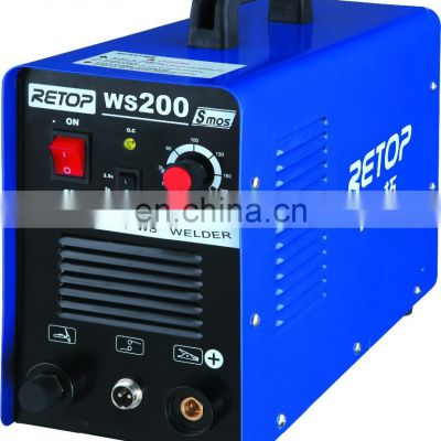 Tig-160s Cheap CE Inverter Dc Wtl Tig Welding Machine DC MOTOR Metal Fabrication 390*150*300 20-190A 1 YEAR 4.5KVA AC230V CN;ZHE