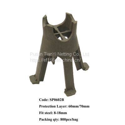 PE/PP Platform Plastic Spacer Protective Layer of Reinforcing Steel Bar Applied in Building.