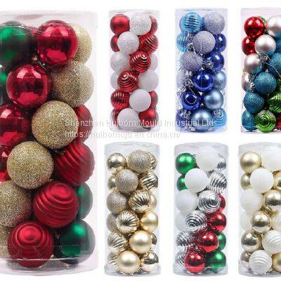 Wholesale Custom Design Handmade Decorative Christmas Tree Ornament Hanging Glass Ball 8 10  mm