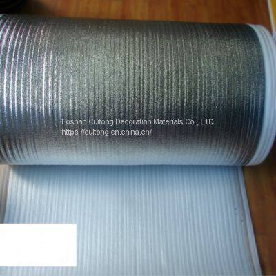 Stone Plastic Floor Aluminum Film Cotton Waterproof Protection Wood Floor With Film Waterproof Pad Aluminum Foil Tinfoil Pearl Cotton SPC Floor photo-2