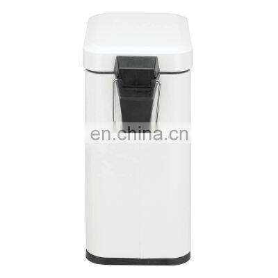 Bathroom Rubbish Trash Bins For Home Steel Can Stainless Garbage Indoor Dust Metal Bucket