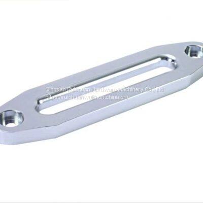 Outdoor Off-road Vehicle Silver Nylon Winch Aluminum Alloy Rope Guide Rope Stopper Accessories Winch Rope Exit Rope Mouth photo-3