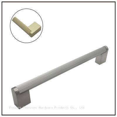 Knurled Cabinet Handles Cabinet Pulls Aluminum Handles Knurled Drawer Pulls Gold and Black Oxidation Finish With Diamond Pattern photo-2