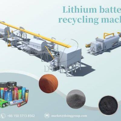 Mobile phone lithium ion battery recycling machine