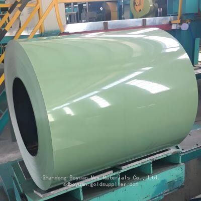 Boyuan PVDF White 9003 Color Coated Roll Exported To The United Arab Emirates