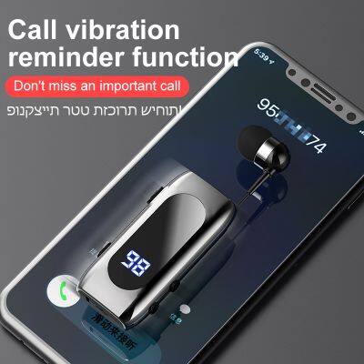 Audifonos-bluetoothWireless Earphones K55 Listen and Talk 20 Hours BT5.2 Built-in 5C Battery 20 Mins Quick Full Charge Headset