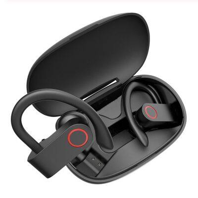 2021 Ear Hook Style 5.0 Tws Ture Stereo Earhook A9S Earbuds Wireless  Earphones Dual Ear Hook Headphones For Sport Music