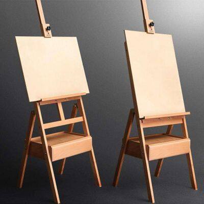 150 CM Wooden Easel Stand Floor Table Studio Art Easel Wood For Artists photo-4