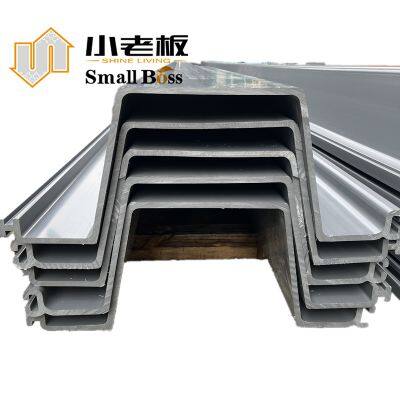 Factory Price Vinyl Seawall Plastic Pvc Piling Sheet Pile Panels for Water Control Solution photo-3
