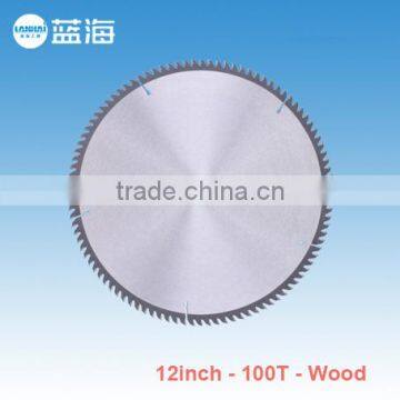 12''-100T Good Performance Power Cutting Tools TCT Wood Saw Blade