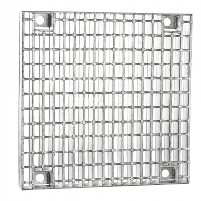 Hot-dip Galvanized Steel Grating for Ground Surfaces and Trenches, Serrated Surface Grating Bars