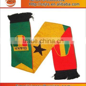 Promotional Custom Knitted Fans Gift Wholesales Scarf,jacquard Knitting Pattern Scarf photo-2