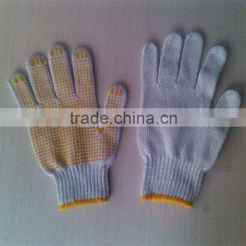 2014 working gloves glue dotted glove