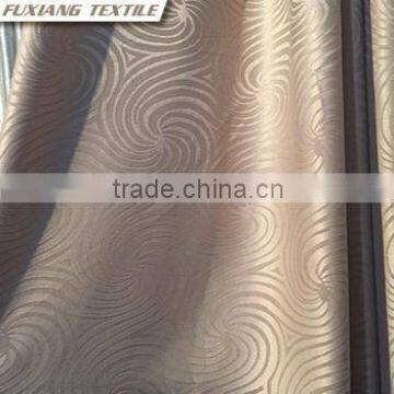 100% Polyester jacquard geometric window curtain fabric