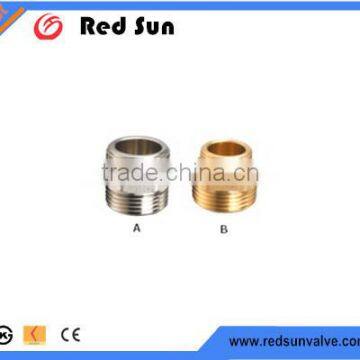 HR7040 factory manufacture forged brass water ppr/pvc pipe nipple plumbing fittings