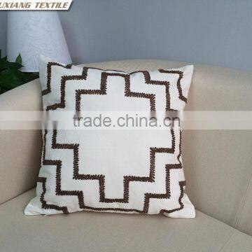 Embroidered Kinds Of Geometric Fingure Sofa Home Decor Cushion Cover photo-4